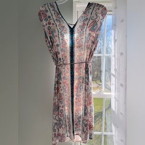 Loft paisley dress with tags